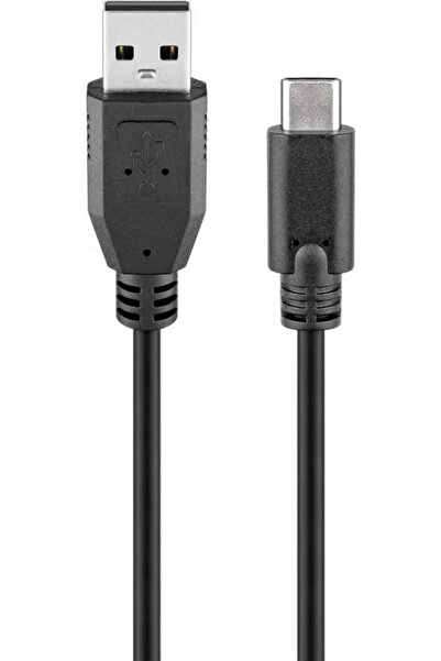goobay Cablu USB 2.0 tata la USB Type C tata 0.5m negru
