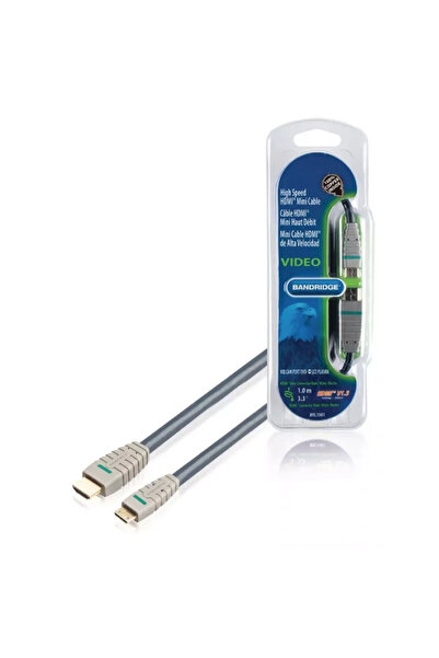 Bandridge Cablu HDMI 1m mini HDMI de mare viteză