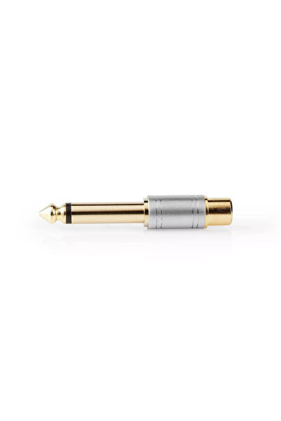 Nedis Adaptor audio MONO JACK 6.35 mm tata - RCA mama gri