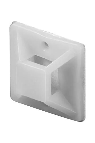 FixPoint Suporti autoadezive pentru coliere plastic 19x19mm 100buc