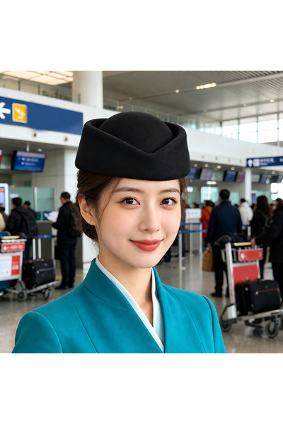 My Blog Black Pillbox Hat - 9988
