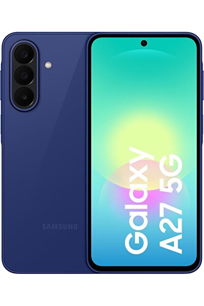 Samsung Galaxy A27 5G, Blue, 128GB Storage, 6GB RAM, Slim phone, Circle to Se...