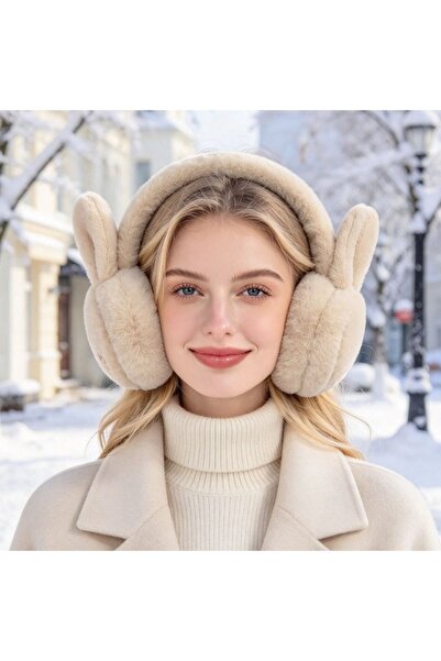 Kmt Style Foldable rabbit ear headphones, warm winter accessory, Christmas pr...