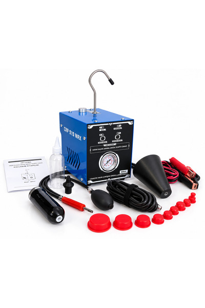 CRP919MAX DUMAN HAVA MOTOR KAÇAK TEST CİHAZİ ÇİFT MOTORLU FULL EKİPMAN İLK DO...