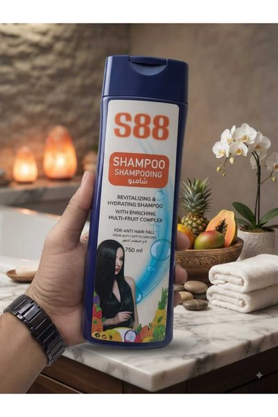 s88 شامبو المنعش والمرطّب للشعر – 750 مل