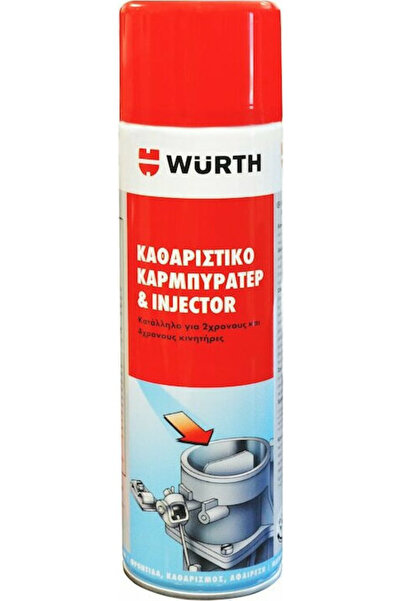 Würth Wurth Σπρέι Καθαρισμού Καρμπυρατέρ 500ml & Injector