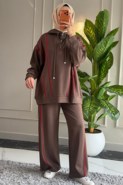 Suede Style 6703 - Set de damă elegant, confortabil, din viscoză moale, cu de...