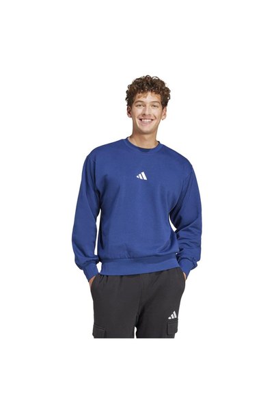 adidas Ανδρικό Φούτερ Essentials με Μικρό Λογότυπο, Φλις FeelCozy, Μέγεθος S