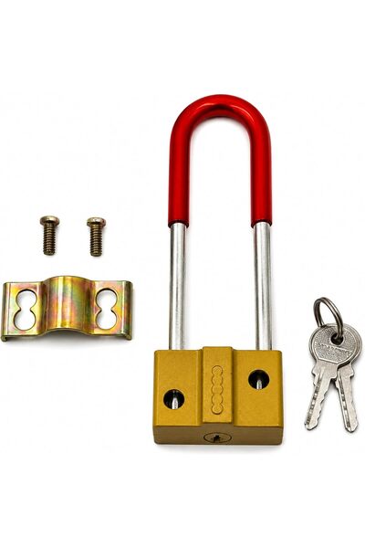 FUKUKAWA Heavy Duty Bicycle U Lock, Anti-Theft Bike Security Lock with Long S...