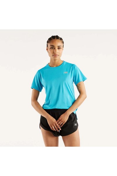 New Balance تي شيرت تدريب نسائي _ WT41222ATD