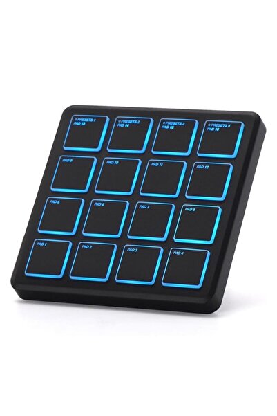M-VAVE SMC-PAD POCKET Kablosuz MIDI Pad Kontrol Cihazı (Siyah)
