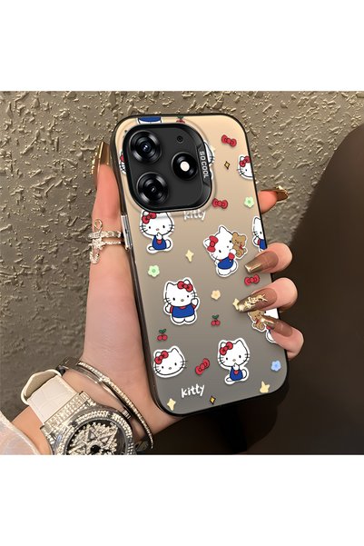 CHICASELUX Cute Cartoon Cat Style Case Compatible with Tecno Spark 10 Pro, Sh...