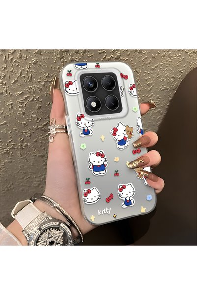 CHICASELUX حافظة بتصميم قطة كرتونية لطيفة متوافقة مع Redmi Note 14 Pro 4G/5G،...