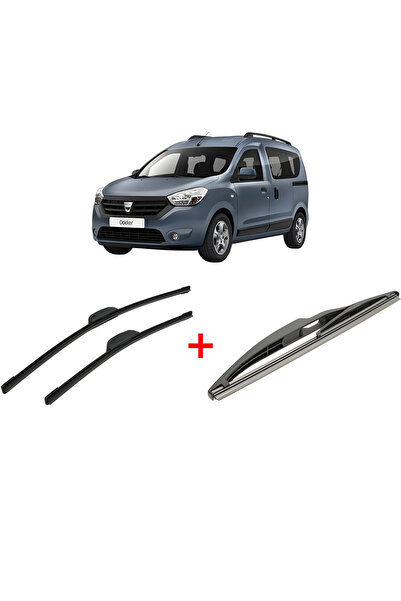 Bosch Σετ 3 υαλοκαθαριστήρων DACIA DOKKER Κλειστό Τύπο/MPV 2012 - 2021, για μ...