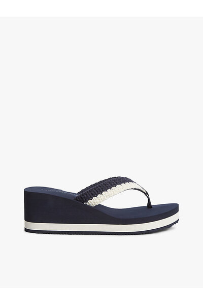 Tommy Hilfiger Γυναικεία καλοκαιρινά σανδάλια σφήνας Scandi TH