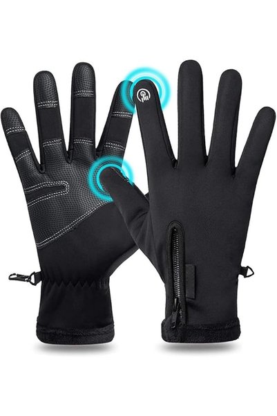LinJie Winter Warm Touch Screen Gloves - Suitable for Walking, Running, Cycli...