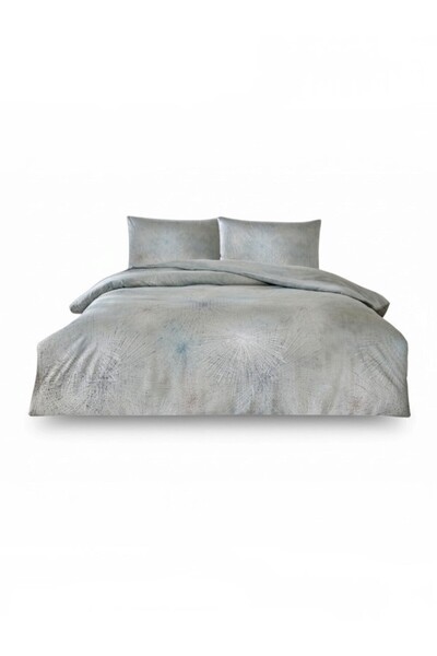 Özdilek Astral Double Soft Life Cotton Satin Duvet Cover Set Blue