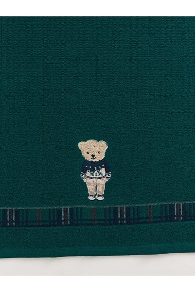 LC Waikiki Lcw Home Green Embroidered Hand Towel 30X50 cm