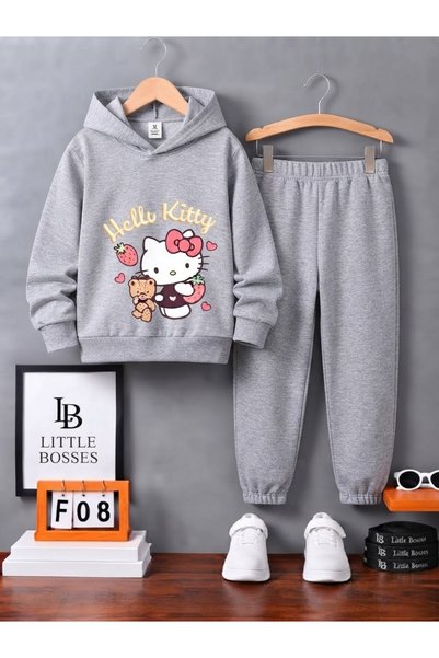 LB little bosses Winter Children's Tracksuit Unisex (Hello Ki̇tty)