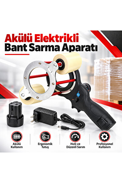 Akülü Elektrikli Bant Sarma / Uygulama Aparatı