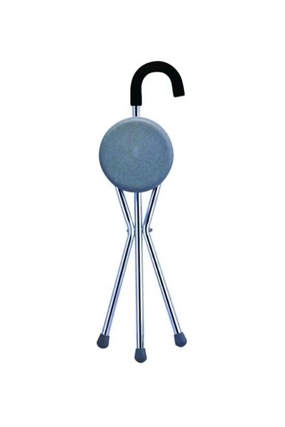 Generic Brand 3-leg walking stick with chair, comfortable for the elderly 911