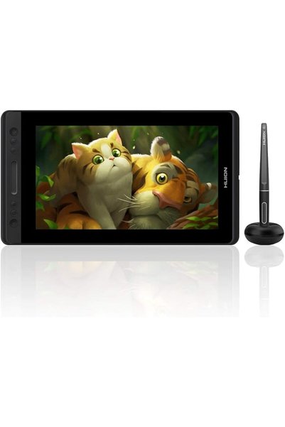 Huion لوح رسم رقمي KAMVAS Pro 13 مع شاشة عرض كاملة التغليف وقلم بدون بطارية