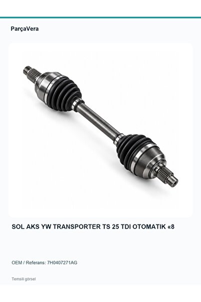 SOL AKS YW TRANSPORTER TS 25 TDI OTOMATIK «8