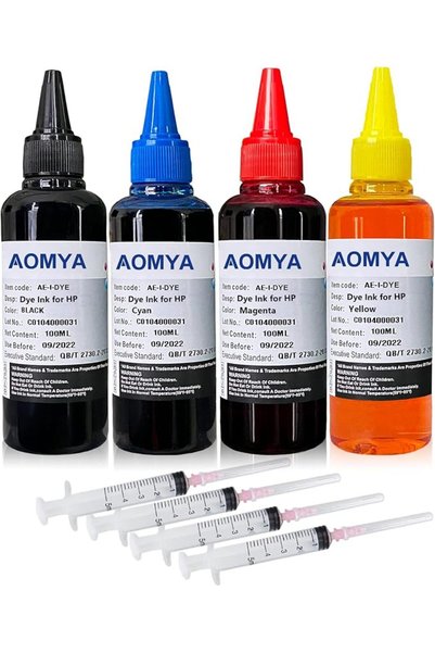 Aomya Ink Refill Kit 100ml for HP 61 60 62 63 564 920 901 902 932 933 934 940...
