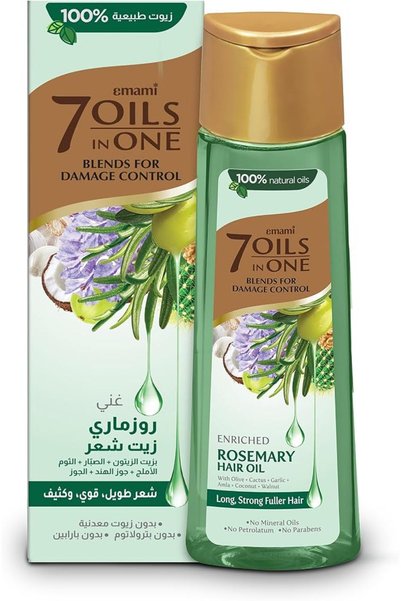 Emami Kesh King زيت شعر روزماري 7 في 1 من دي إم جي كونت إن آر، 300 مل