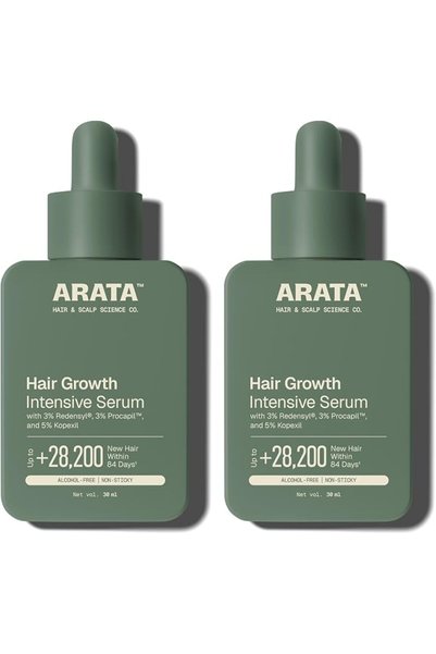 Arata مجموعة سيروم نمو الشعر |   3% ريدينسيل، 3% بروكابيل، 5% كوبكسيل، ماء ال...