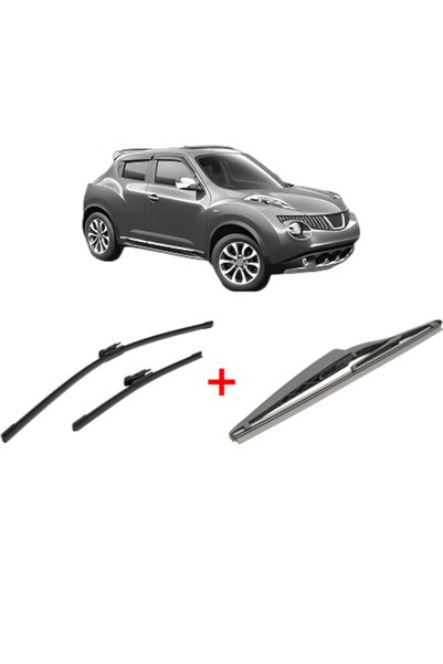 Bosch Set of 3 wipers NISSAN JUKE (F15) 2010-2019, for windshield and rear wi...