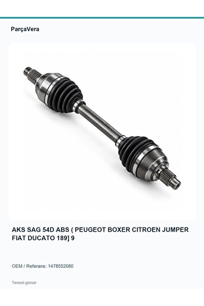 AKS SAG 54D ABS ( PEUGEOT BOXER CITROEN JUMPER FIAT DUCATO 189] 9
