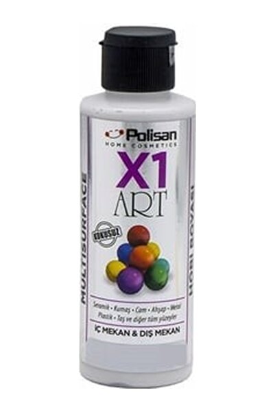 Polisan X1 Art Hobi Boyası 0040 Vernikli Limon Küfü 120 Ml