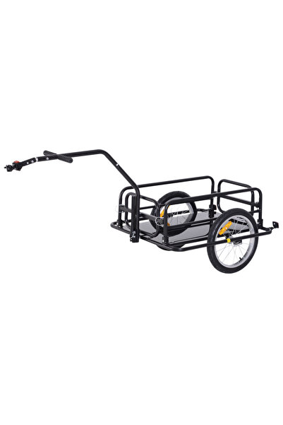 Generic Brand Remorcă pliabilă pentru bicicletă, pentru transport marfă, cu c...
