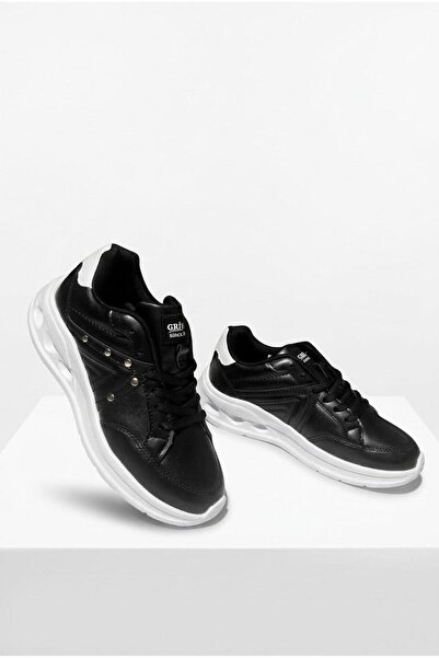 AZE STEP Grijak Black Lightweight Daily Walking and Running Sports Shoes for ...