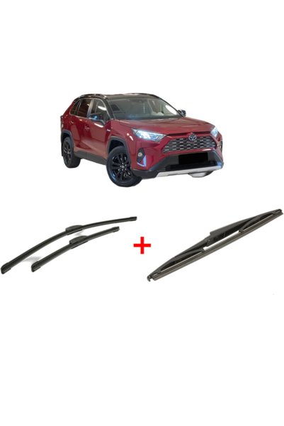 Bosch Set of 3 wipers TOYOTA RAV 4 V (_A5_, _H5_) 2018, for windshield and re...