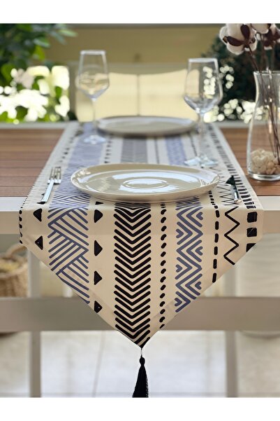 desenizmir Bohemian Pattern Digital Printed Runner