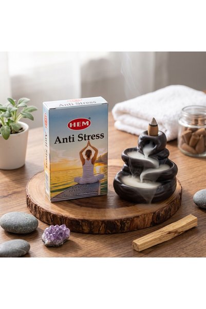 bakgelal Geri Akışlı Şelale Konik Tütsü 4 Farklı Tütsü – Palo Santo, Lavanta,...