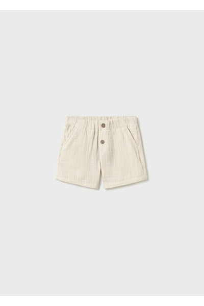 MAYORAL Baby Boy Bermuda Shorts Cream 01216