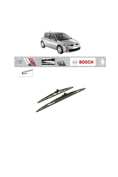 Bosch Set de 2 ștergătoare RENAULT MEGANE II (BM0/1, CM0/1) 2002-2011, Tip St...