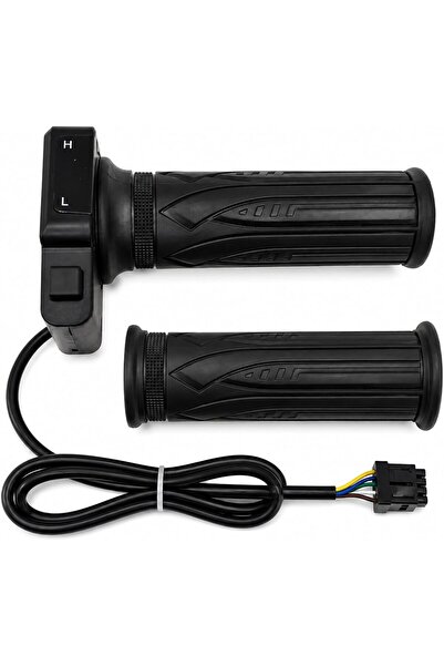 FUKUKAWA Electric Bike Throttle Grip with H/L Speed Switch, Left Handle Grip,...
