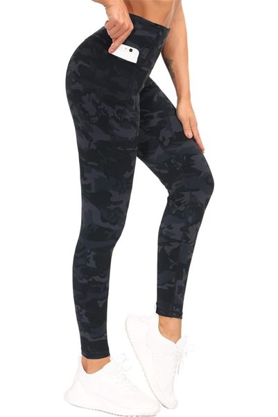 GENERAL Tummy Control Leggings Workout Athletic Tummy Control Pants High Wais...