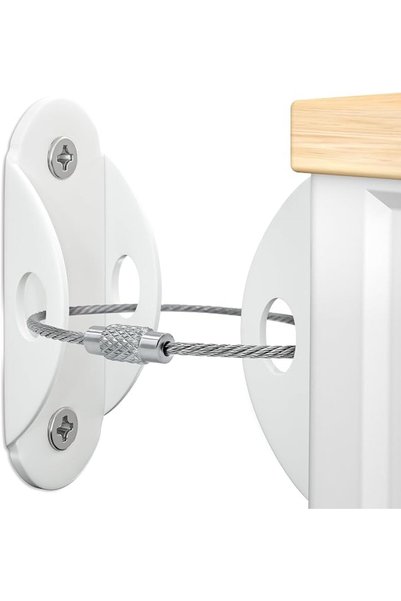 Booda Furniture Anchors (10 Pack) for Baby Proofing, Furniture Straps Anti Ti...
