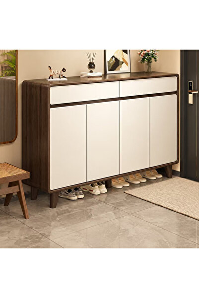 KEKE Modern Shoe Cabinet with Storage, Entryway Shoe Organizer, Freestanding ...