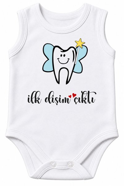 ET ERTAPASSAGE original creative designs My First Teeth Have Combed Out Blue ...