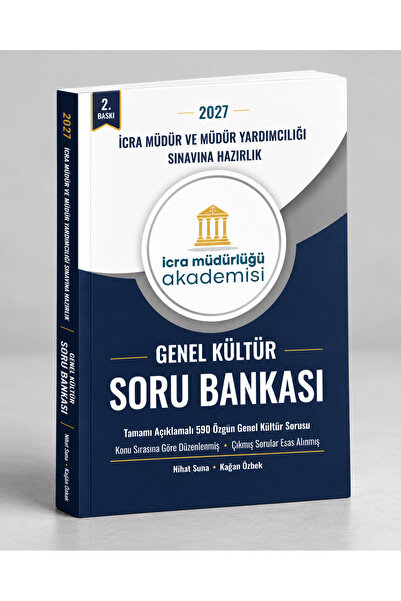 İcra Müdürlüğü Akademisi İcra Müdürlüğü Genel Kültür SORU BANKASI