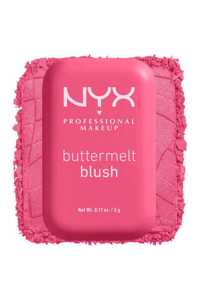 NYX Professional Makeup NYX Buttermelt Powder Blush – High-Pigment Matte & Glow Finish (7 Shades) - Butter Than Before / 5g