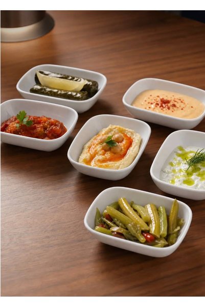 Adalinhome Polikarbon Kırılmaz Salata Meze Tabağı 14 cm (6 ADET)