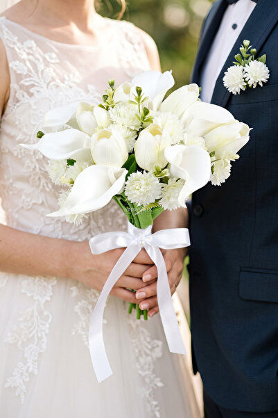 Yapay Çiçek Deposu Élixir d'Amour Buchet de Mireasă Set de 2