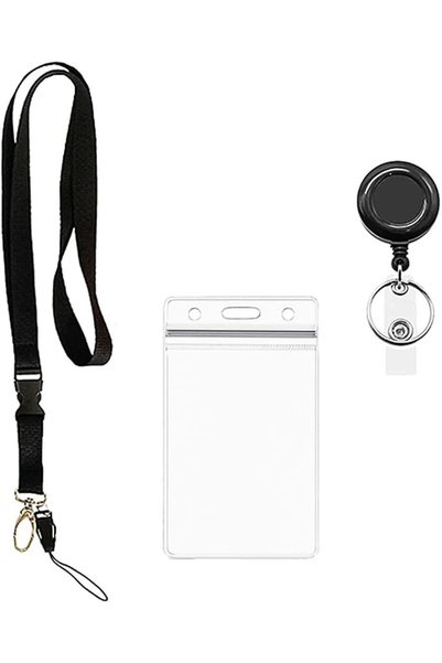 GENERAL 2-Pack Heavy Duty Retractable Badge Holder with Carabiner Reel Clip a...
